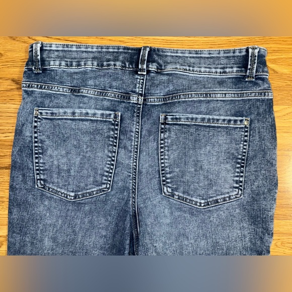 Maurices EVER Flex High Rise Skinny Jeans Women's Size 14W Acid Wash Stretchy - Picture 11 of 16